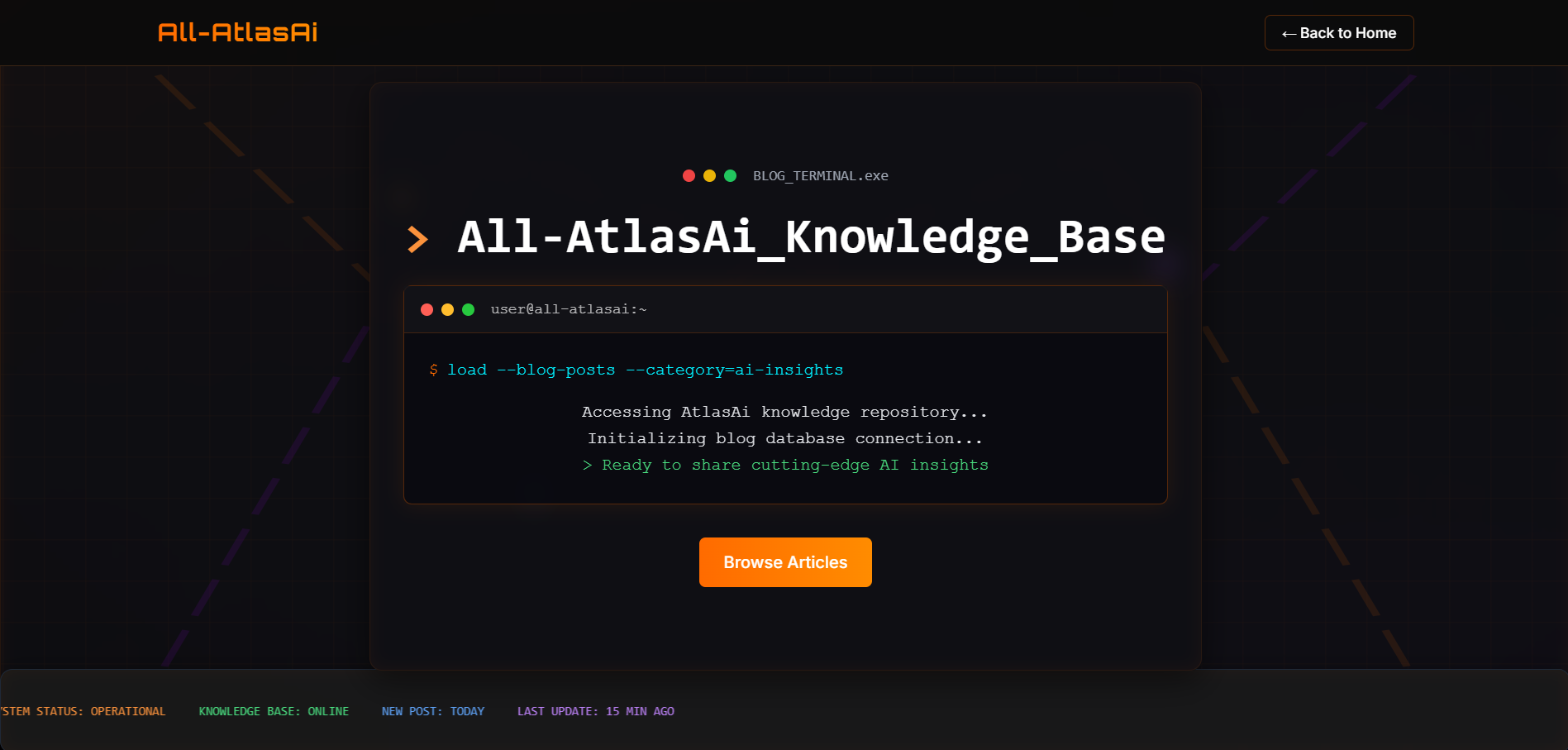 All-AtlasAi Features Screen
